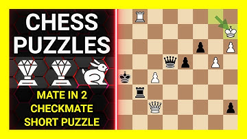 Chess Puzzles to Practice. Themes: Mate in 2, Checkmate, Short puzzle. Learn Chess