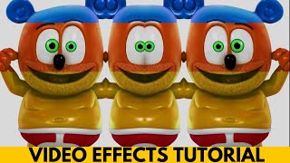 (VIDEO TUTORIAL) ENGLISH GUMMY BEAR SHOW Gummibär Song | IN 6 WEIRD Cool Different ORIGINAL EFFECTS