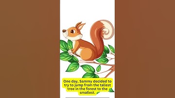 The Acrobatic Squirrel  #shortsviral #shortscartoon #shorts #shortstoriesforkidsinenglish