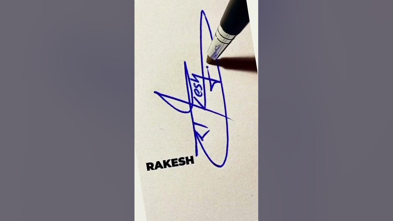 Rakesh new signature like comment share subscribe kre my first