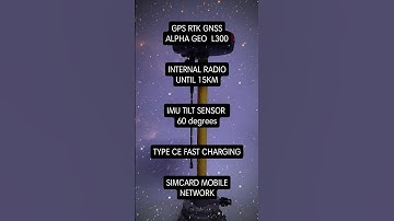 ALPHA GEO L300 GPS RTK GNSS RECEIVER,  INTERNAL RADIO UNTIL 15KM, IMU TILT SENSOR 60 DERAJAT.