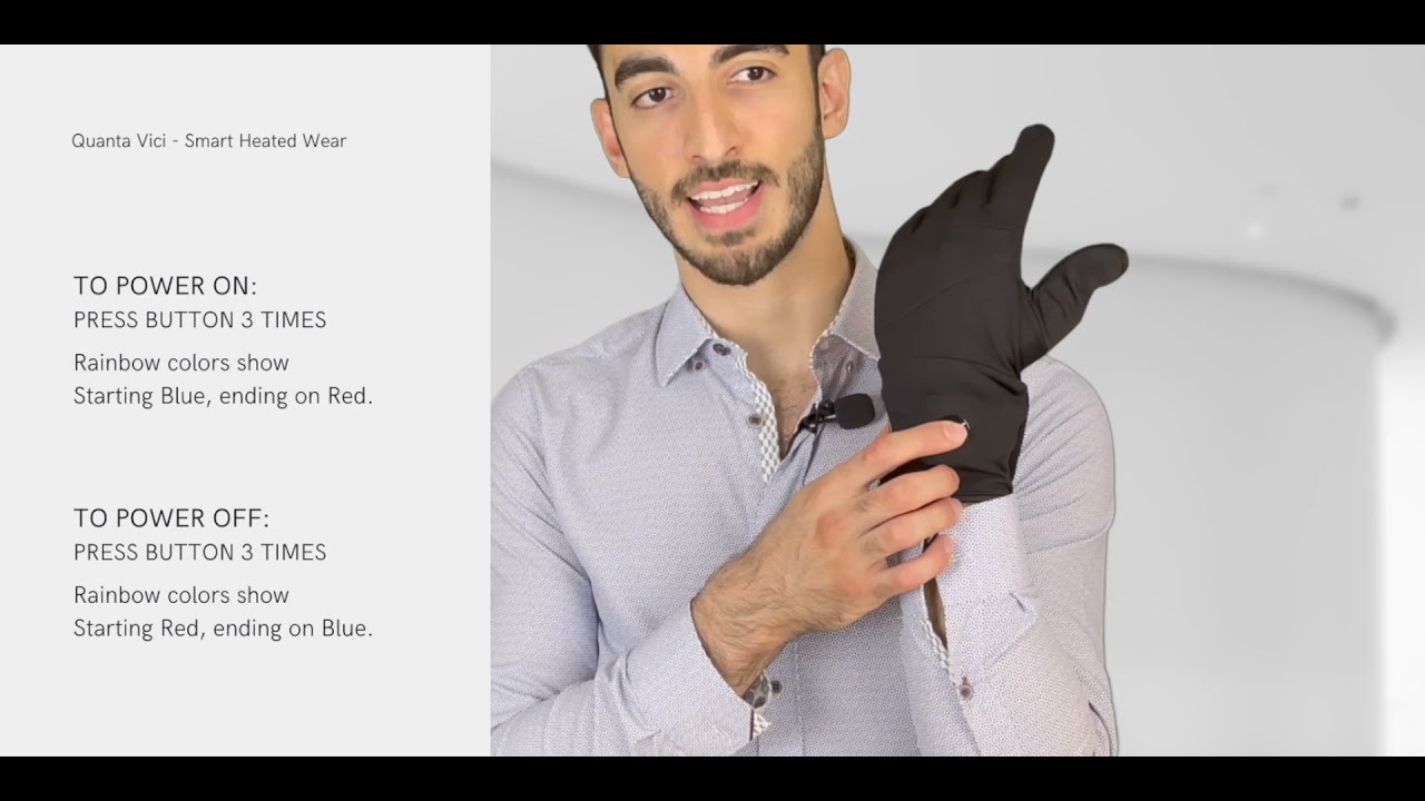 Smart Heated Gloves (Small/Medium) video thumbnail