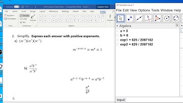 MCR3U 4 4 simplifying exponents