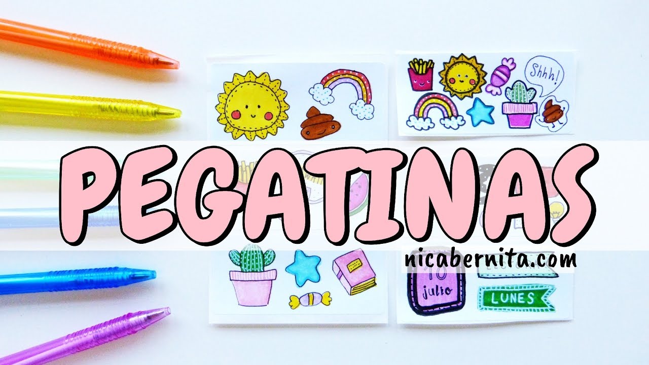 DIY 😍 PEGATINAS KAWAII y STICKERS para tu AGENDA o CUADERNO+ PORTALÁPICES  reciclado - thptnganamst.edu.vn