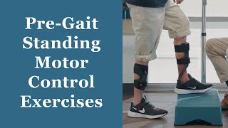 PreGait Standing Motor Control Exercises  Orthotic Training: Episode 8