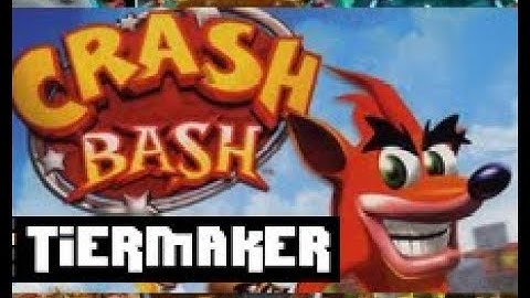 Crash Bash Mini Game Tier List [Crash Bandicoot Fan Request CyberWolfGuy]