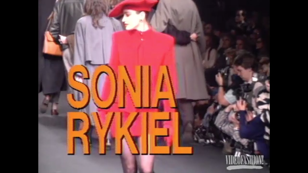 Sonia Rykiel Fall 1988 - Knitwear With High-Fashion Flair