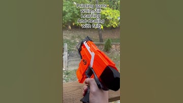 Stryfe upgraded #3dprinting #3dprintedobjects #nerf #shorts