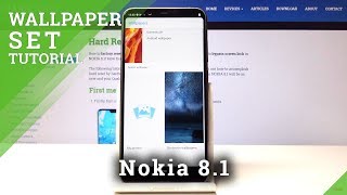 How to Change Wallpaper in Nokia 8.1 - Update Home Screen screenshot 1