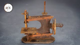 Antique Toy Sewing Machine Restoration