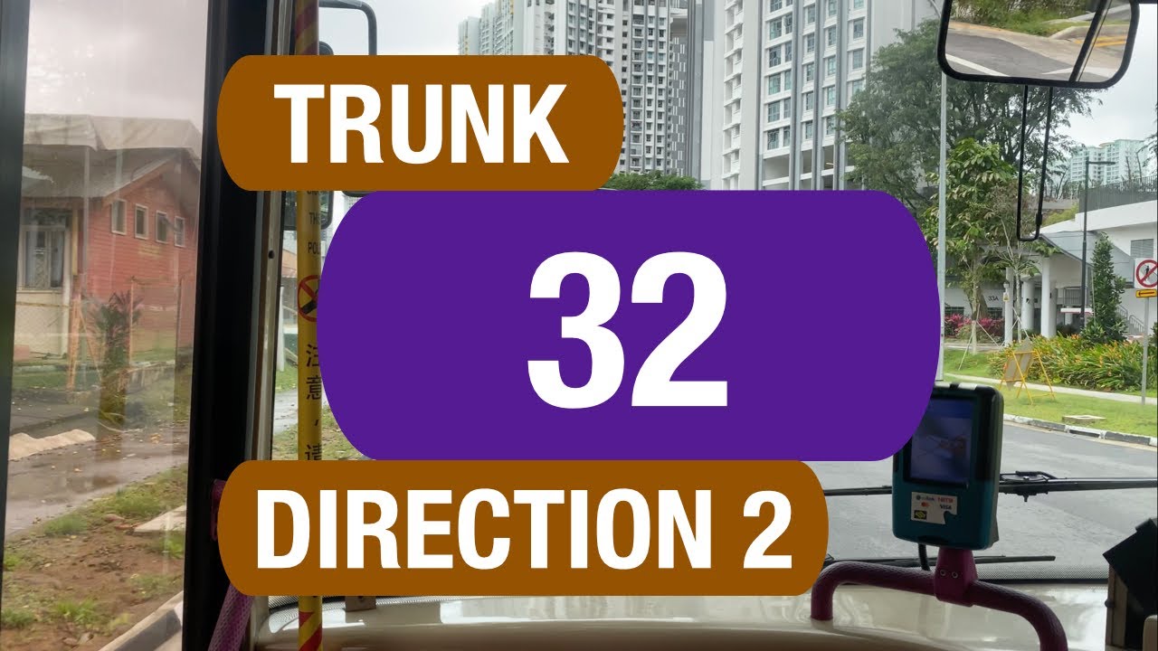 SBS Transit Trunk 32 (Direction 2) | Bus Service Route Visual