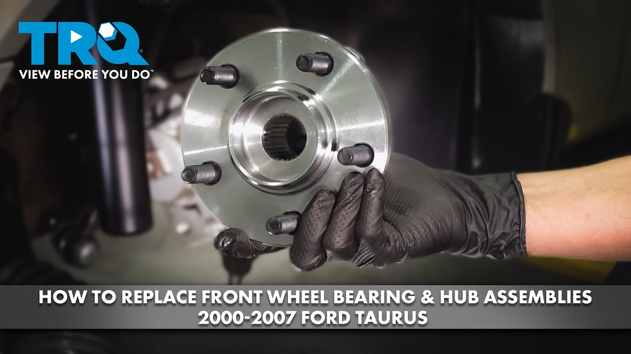 How to Replace Front Wheel Bearing & Hub Assemblies 2000-2007 Ford ...
