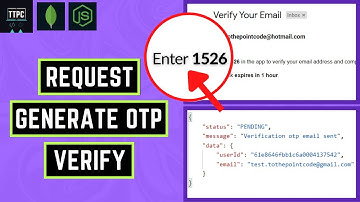 Two factor Authentication with Node Js and MongoDB (Email OTP Verification)