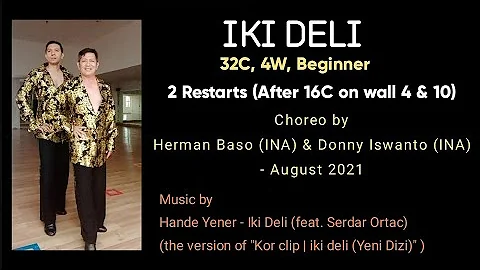 IKI DELI - line dance | Herman Baso & Donny Iswanto | Beginner | August 2021
