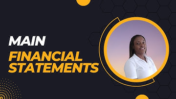 CSEC Principles of Accounts (IPA) - Main Financial Statements