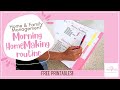 Home Makers Morning Routine Home Management System Stay At Home Mom 