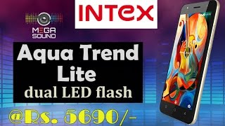 Intex Aqua Trend Lite with MEGA Sound and dual LED flash