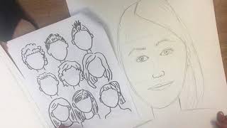 3rd grade Self portrait