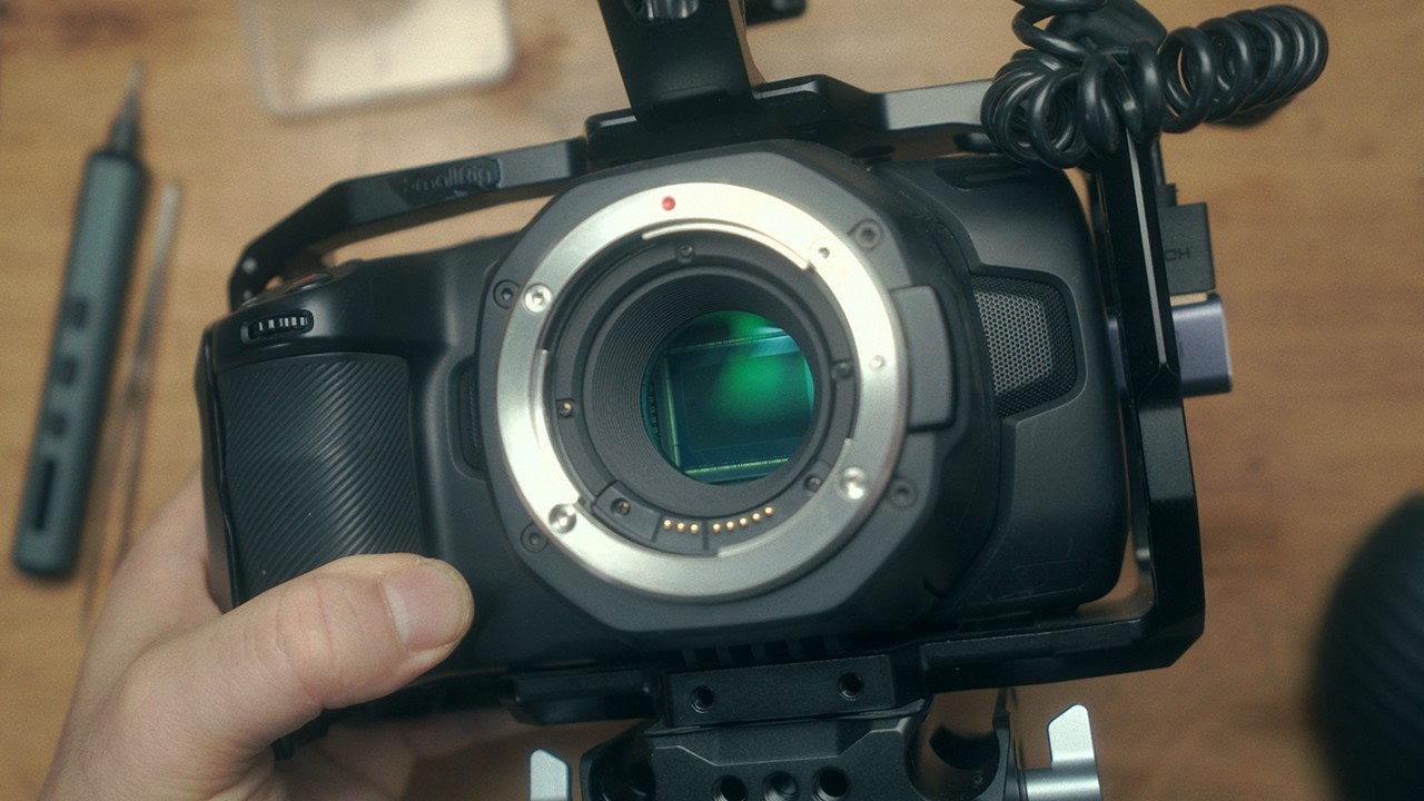 BMPCC 6K IR 필터 교체