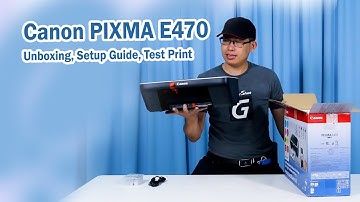 Canon E470 Introduction, Unboxing, Setup Guide, Wi-Fi Setup, Wireless Printing, & Sample Test Print