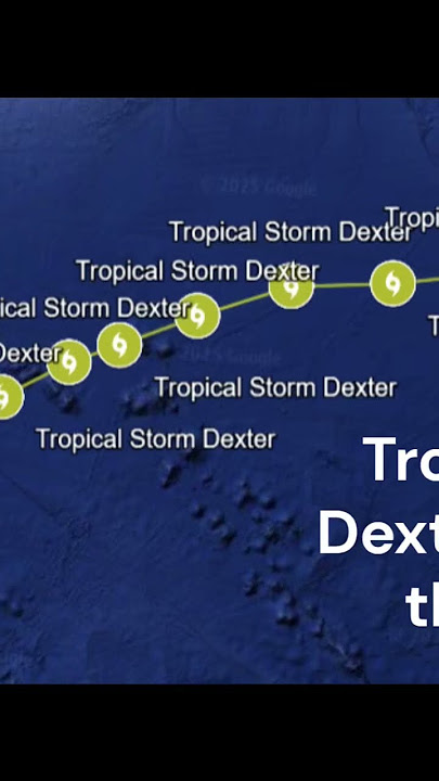 Tropical Storm Dexter Lifetime in the Atlantic