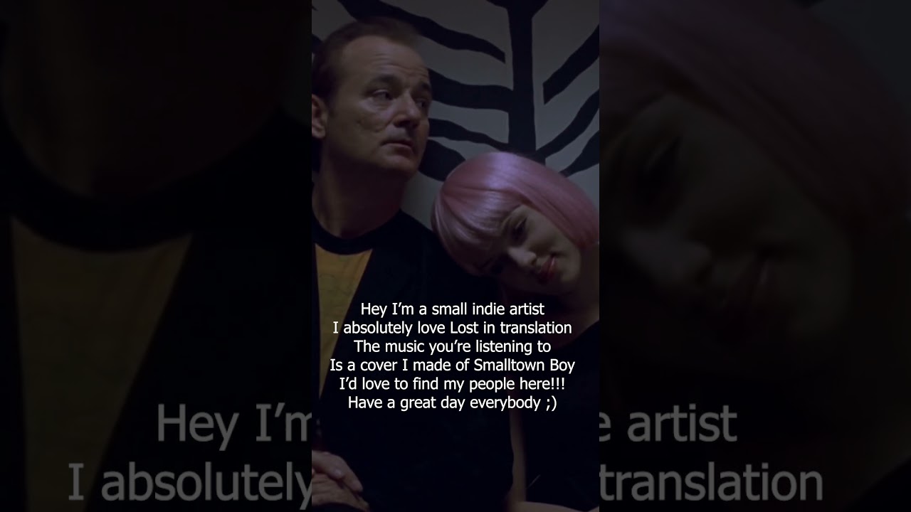 Hey I’m a small indie artist I absolutely love Lost in translation! 