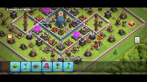 CLASH OF CLANS NEW TH12 CROW BASE DARK ELIXIR FARM BASE