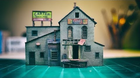 Carter Supply by Fosscale Models Build in HO Scale