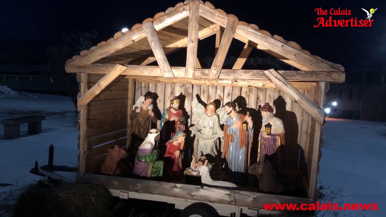 Knights of Columbus 2019 Nativity setup and lighting YouTube