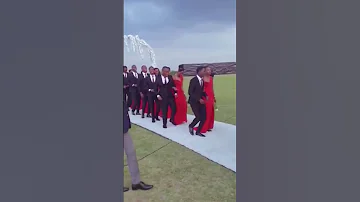 Ambassadors Entrance During KJ Wedding 