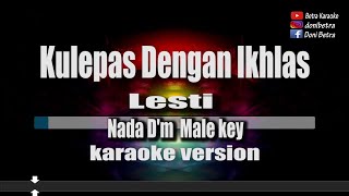 Lesti-Kulepas Dengan Ikhlas | Karaoke version(Nada Pria Dm)