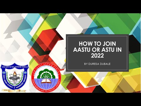 How to register AASTU or ASTU online Easly እንደት በቀላሉ ኦንላይን አ አ ሳ ቴ ዩ መመዝገብ እንችላለን (www.astu.edu.et)