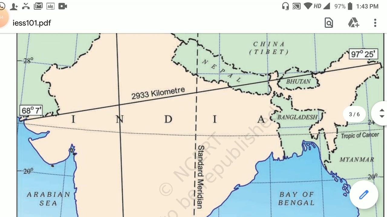 India Size And Location Chapter 1 part 2 Class 9 By Bhuvneshwari india-size-and-location-chapter-1-part-2-class-9-by-bhuvneshwari