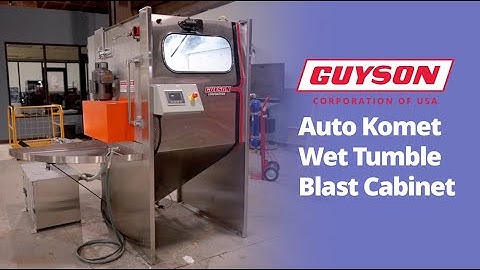 Auto Komet Wet Tumble Blast Cabinet
