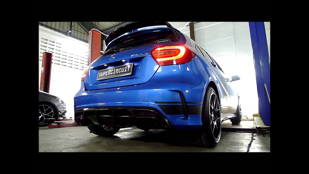 Mercedes Benz A250 Axle-back Exhaust System TYPE-2 - YouTube
