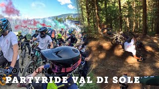 LA DISCESA PIÙ FOLLE CHE ABBIA MAI FATTO - PARTYRIDE VAL DI SOLE