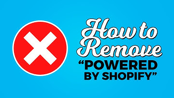 Remove Powered by Shopify | SUPER Quick & Easy!