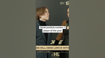 Donk predicts number1 player of the year #cs2 #interview #hltv #awards #donk #show #shorts #fyp