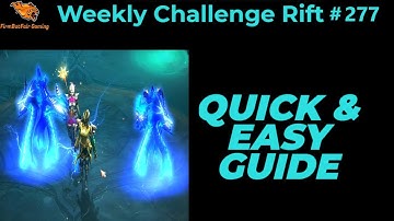 Diablo 3: NA Challenge Rift #277 - Quick & Easy Guide - Maps & Everything you need for a quick time!