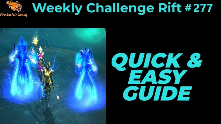 Diablo 3: NA Challenge Rift #277 - Quick & Easy Guide - Maps & Everything you need for a quick time!