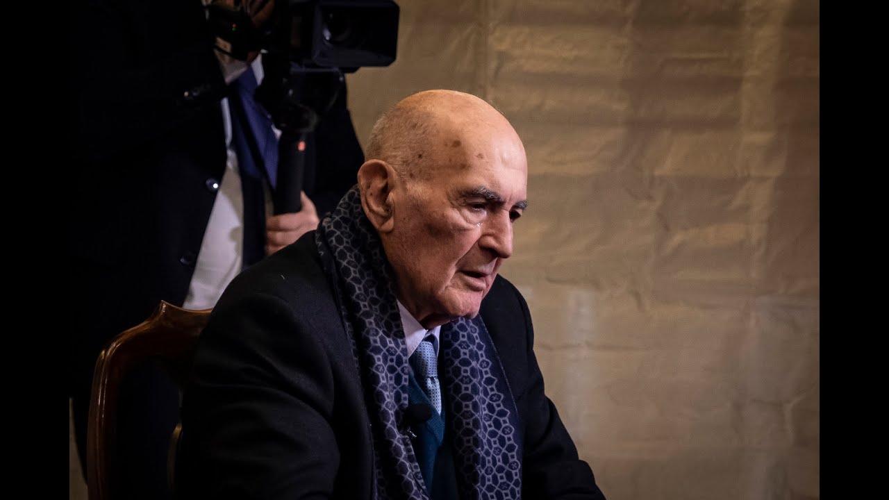 Giornata della Memoria - Sami Modiano "Sono uscito vivo chiedendomi perché" 2 La lacrima di un sopravvissuto - Sami Modiano al Senato con gli studenti del Liceo Morgagni di Roma