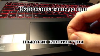 Windows 10 Включение тачпада при нажатии клавиатуры