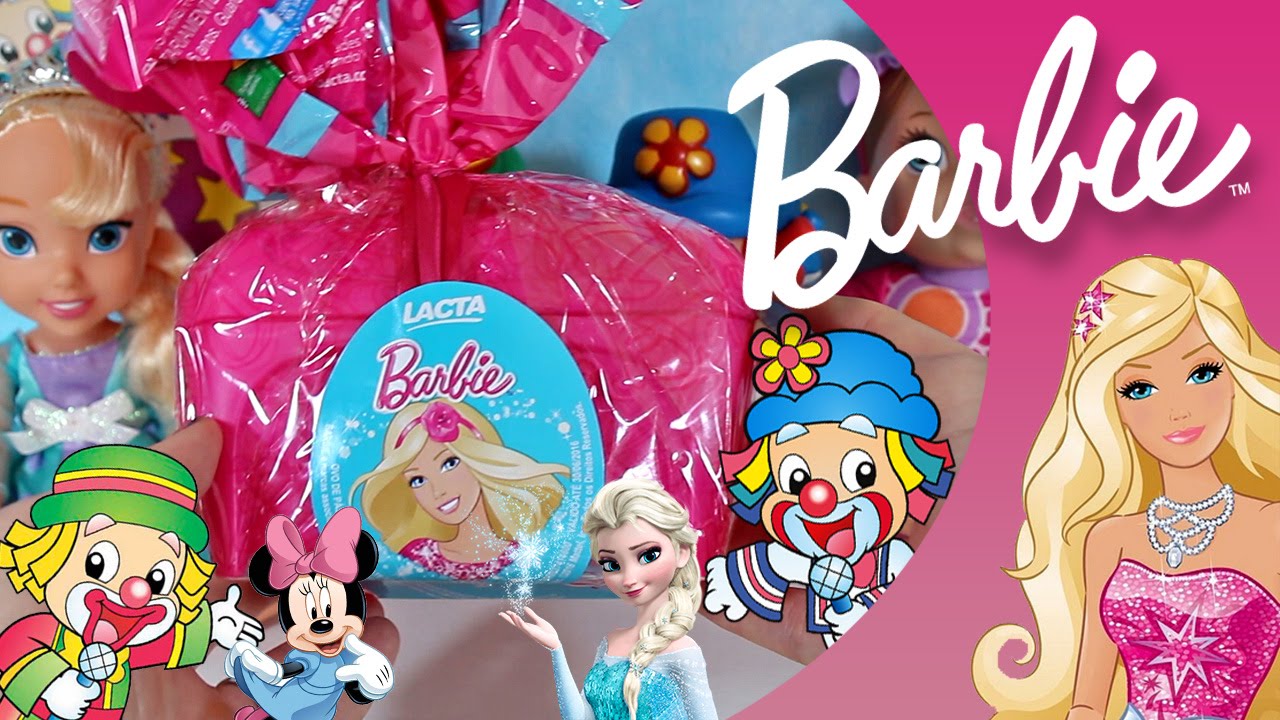 OVO DE PÁSCOA BARBIE BABY ALIVE RISADINHA ELSA FROZEN BONECAS PATATI PATATÁ BONECAS BRINQUEDOS