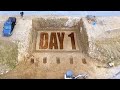 How to lay out and dig a foundation: Building The Farmhouse | Day 1
