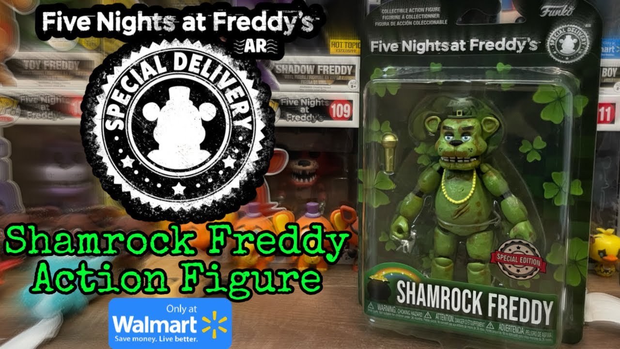 Action Figure: Five Nights at Freddy's - Shamrock Freddy (Walmart  Exclusive) 