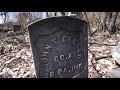 Historic Abandoned Cemetery near Weatherly, Pa. - URBEX