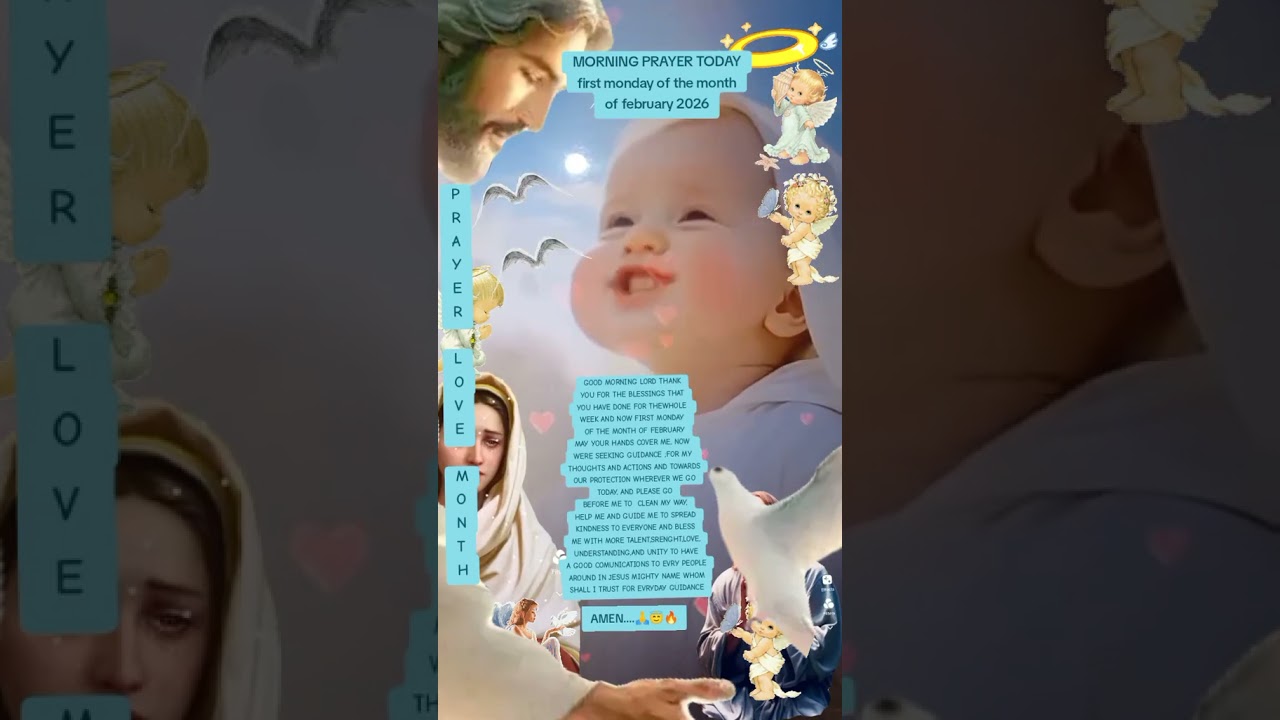 MORNING PRAYER TO START OUR FIRST MONDAY OF THE LOVE MONTH