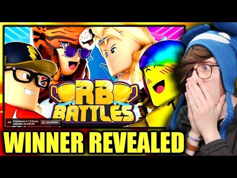 Rb Battles Finale Winner Revealed Roblox Rb Battles Championship 1 Million Robux Prize Youtube - roblox rb battle vote