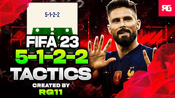WHY the 5-1-2-2 is one of the TOP 3 FORMATIONS in FIFA 23!  + Custom Tactics/Instructions!