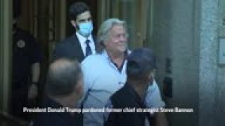 Trump pardons Steve Bannon, dozens of others